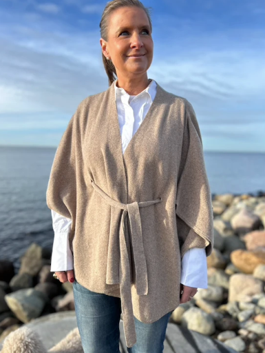 Cashmere shawl Cardigan