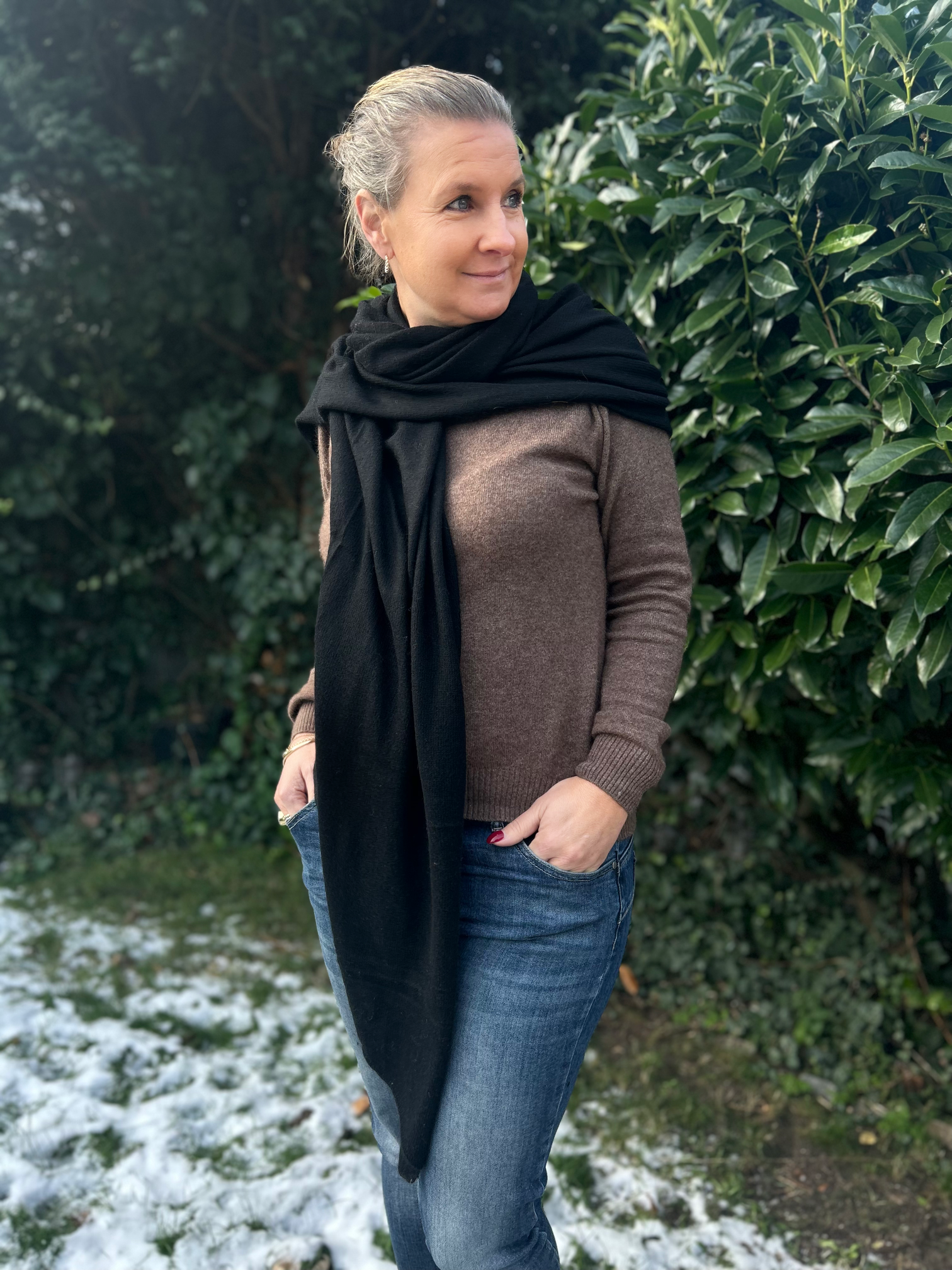 Cashmere halsduk shop