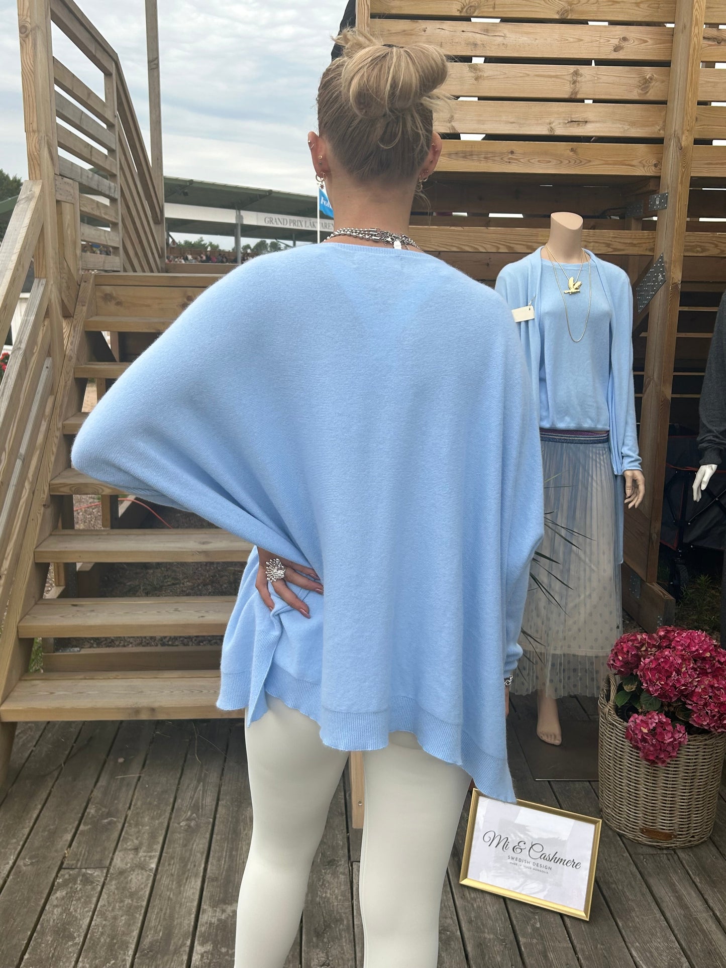 Cashmere Poncho Sweater