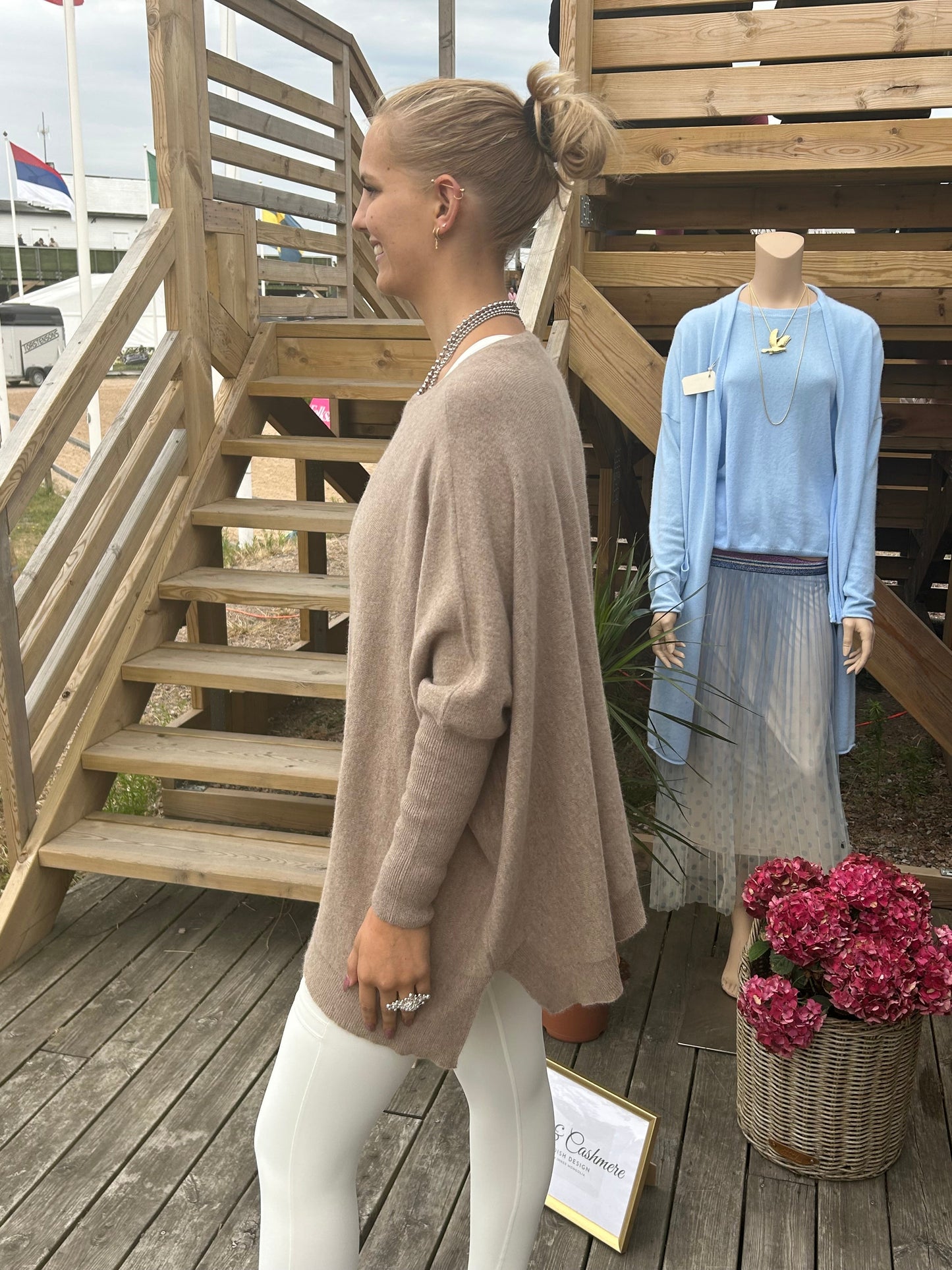 Cashmere Poncho Sweater