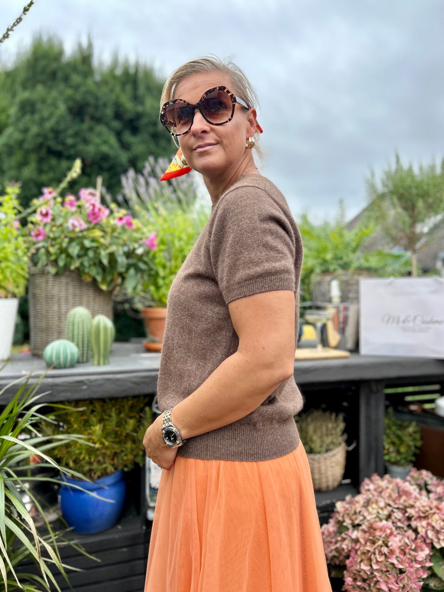 Cashmere Sweater / Tröja - Clara Short Sleeve
