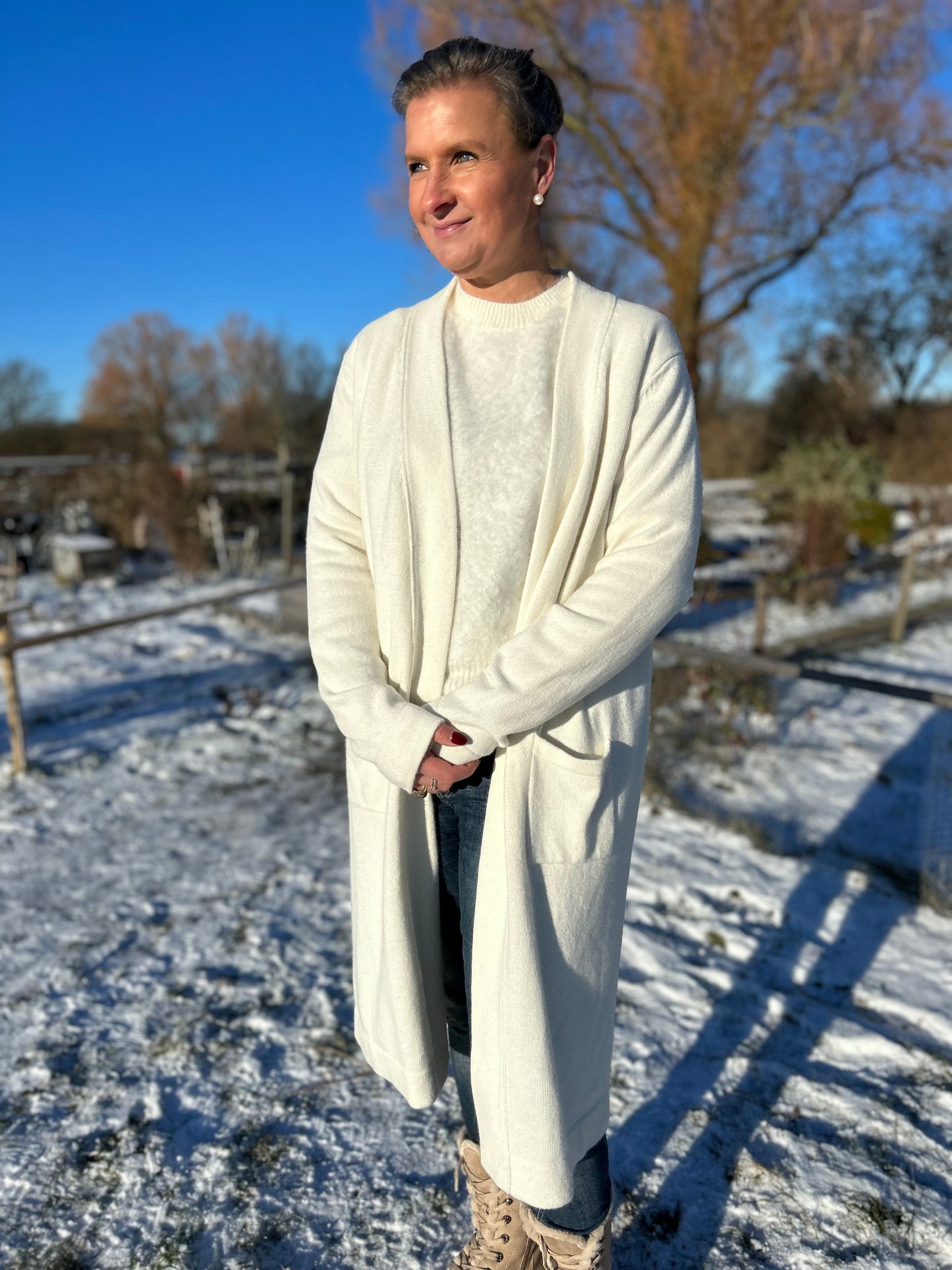 Terry dubble long robe