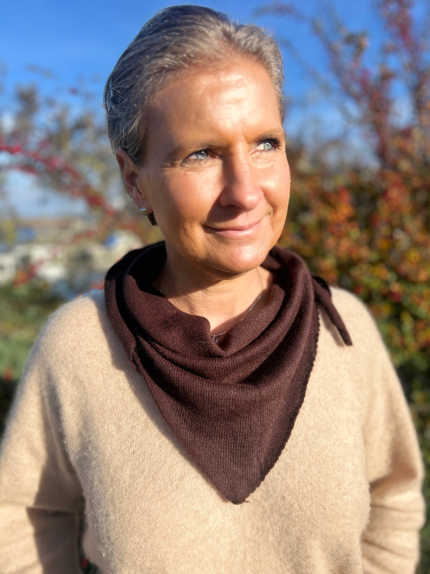 Nyhet! Cashmere Mini Triangle Scarf