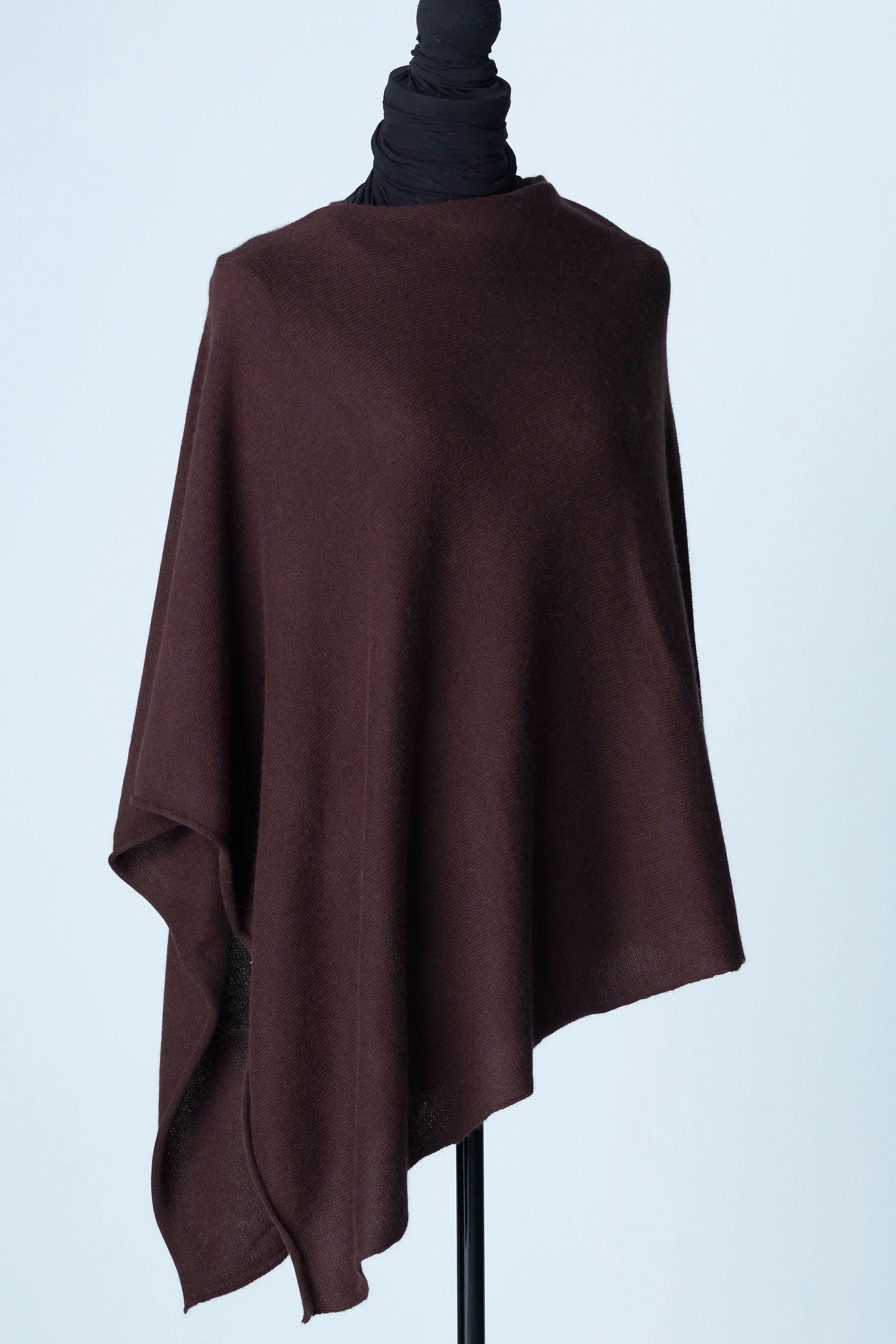 Brun Poncho Cashmere – Mi&cashmere