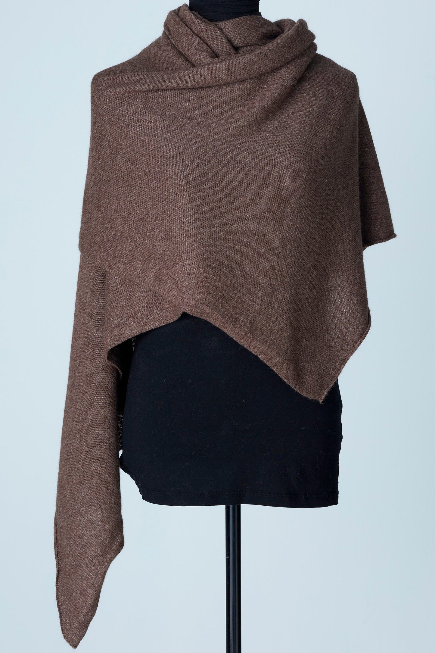 Color Coffee Classic big Scarf Cashmere