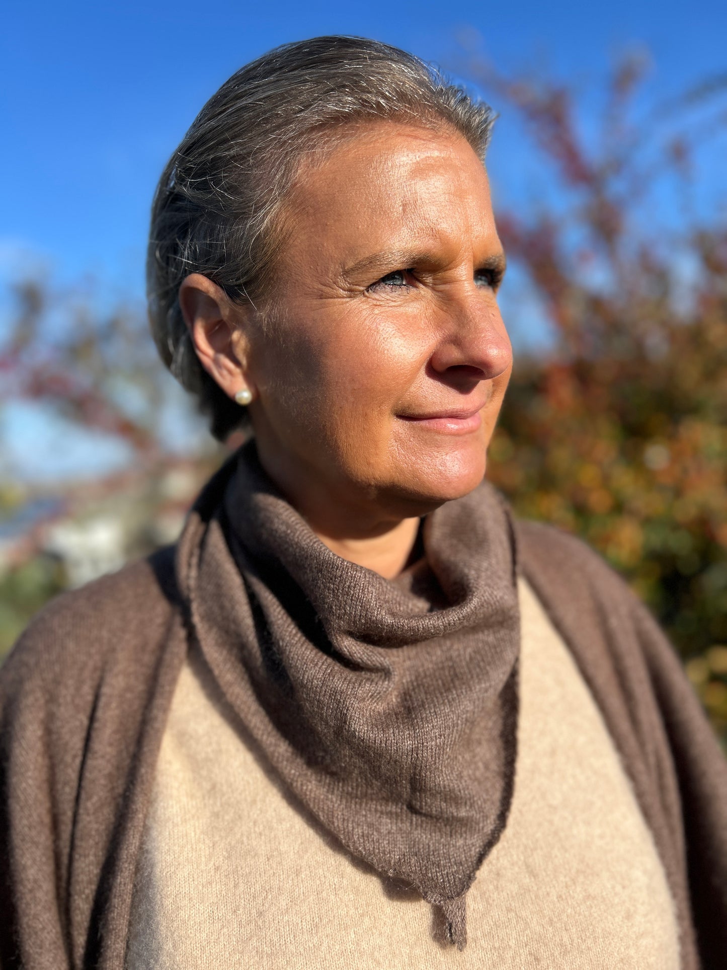 Nyhet! Cashmere Mini Triangle Scarf