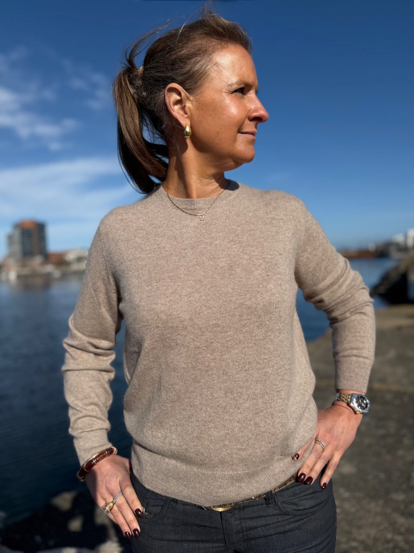 Nyhet! Kashmirtröja Clara Long Sleeve