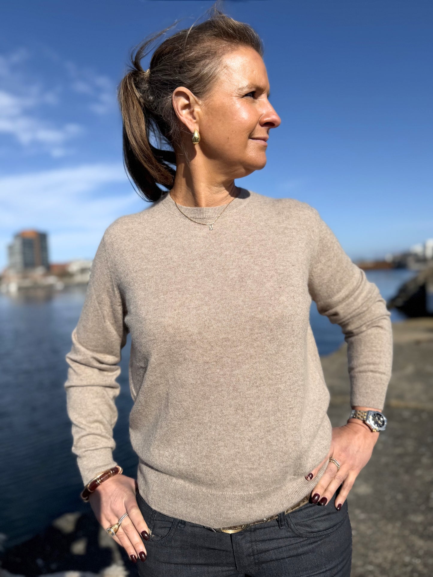 Nyhet! Kashmirtröja Clara Long Sleeve