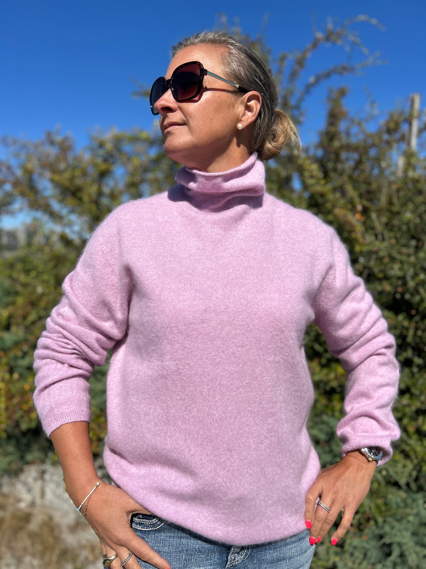 Nyhet! Borstad Kashmir polo –  Madeleine