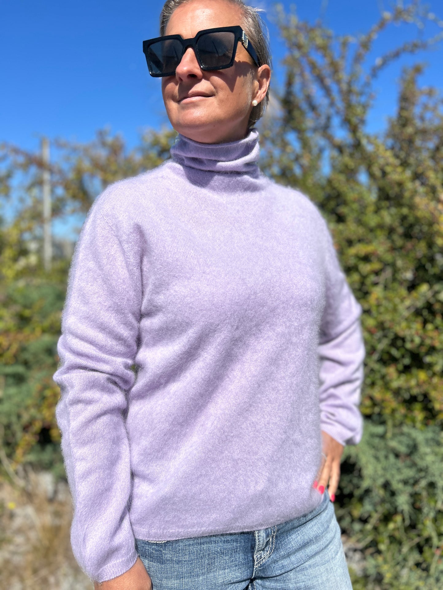 Nyhet! Borstad Kashmir polo –  Madeleine