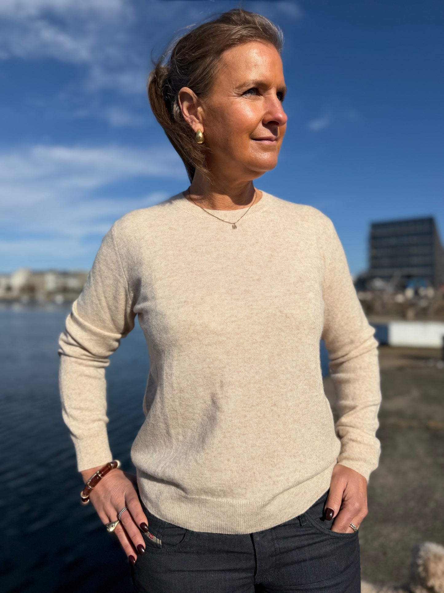 Nyhet! Kashmirtröja Clara Long Sleeve