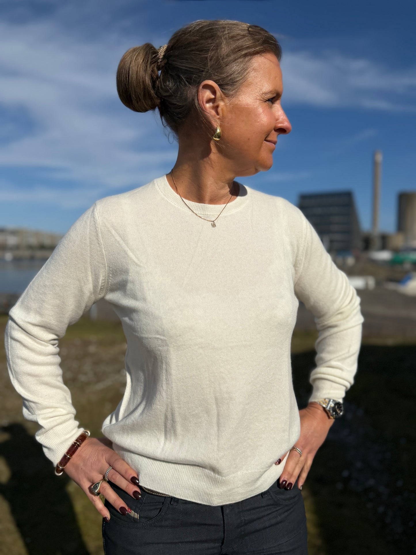 Nyhet! Kashmirtröja Clara Long Sleeve