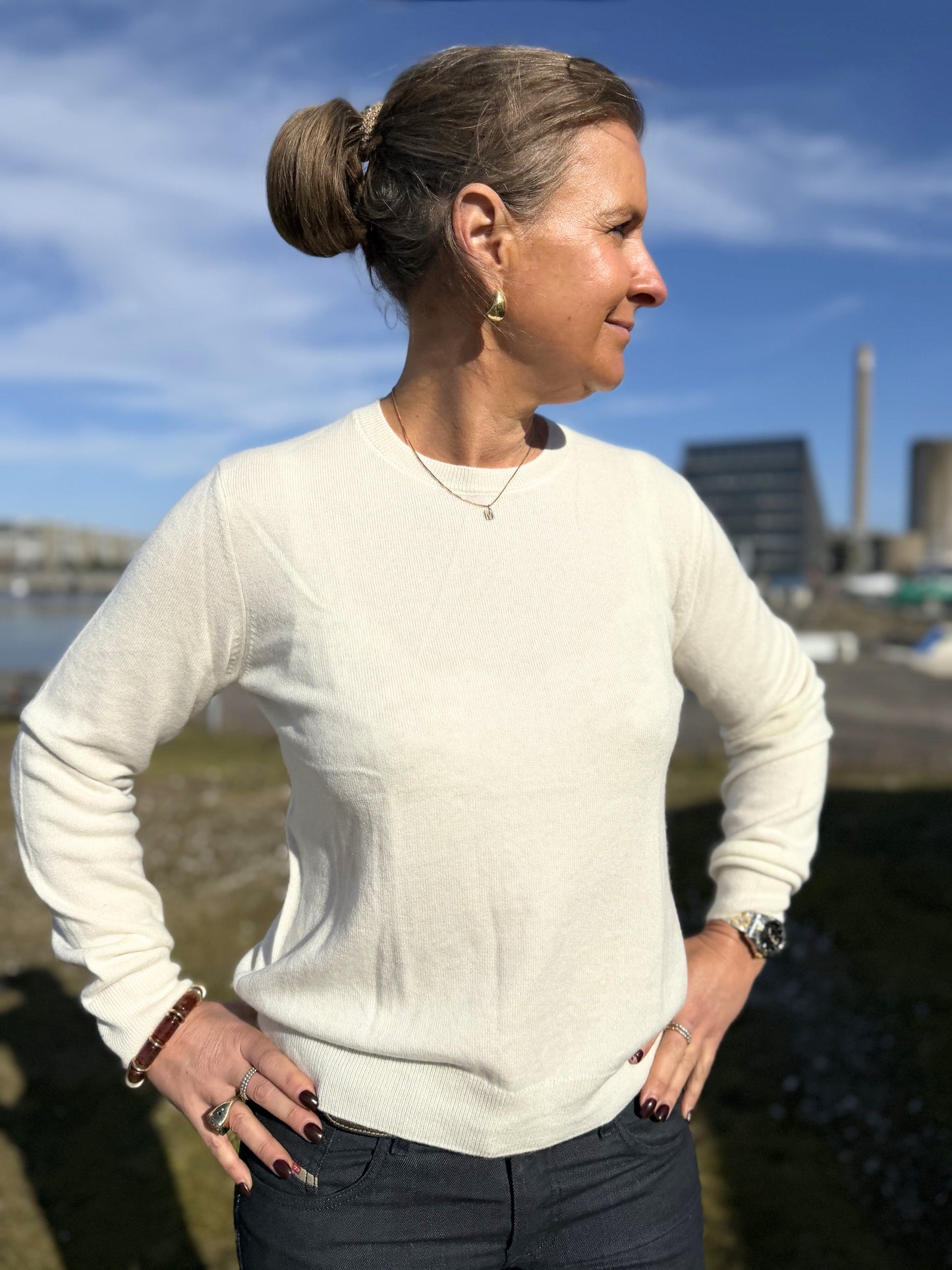 Nyhet! Kashmirtröja Clara Long Sleeve