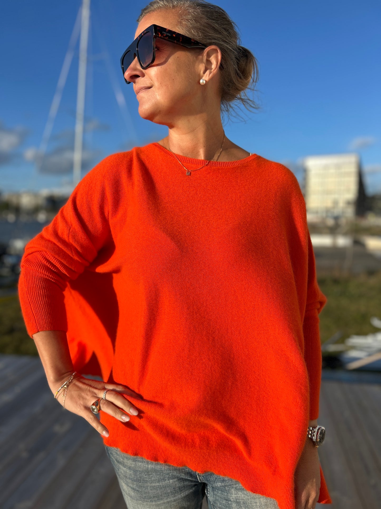 Cashmere Poncho Sweater